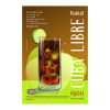 Retro fémtábla - Cuba Libre koktél -  SZÍNES B- A4 - 20x30 cm - PREMIUM