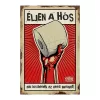 Retro fémtábla - Éljen a hős, aki kicseréli az üres gurigát! - piros - A4 - 20x30 cm - PREMIUM T115-1-A4P