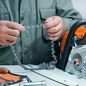 A láncfűrész rendszeres karbantartása és ellenőrzése